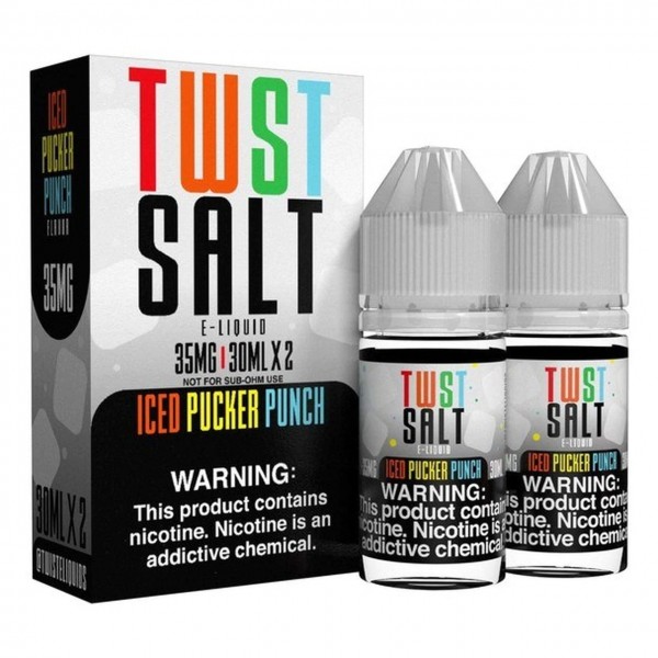 Fruit Twist E-Liquids - ICED Pucker Punch TWST SALT - 30ml