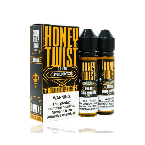 Honey Twist E-Liquids-Golden Honey Bomb-60ml