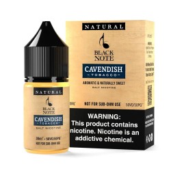 Black Note Cavendish Tobacco Salt Likit