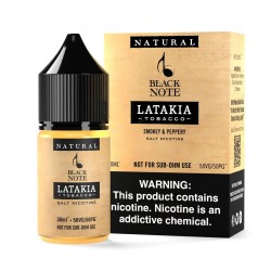 Black Note Latakia Tobacco Salt Likit